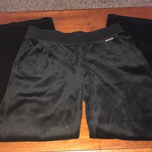 Black Michael Kors velour pants